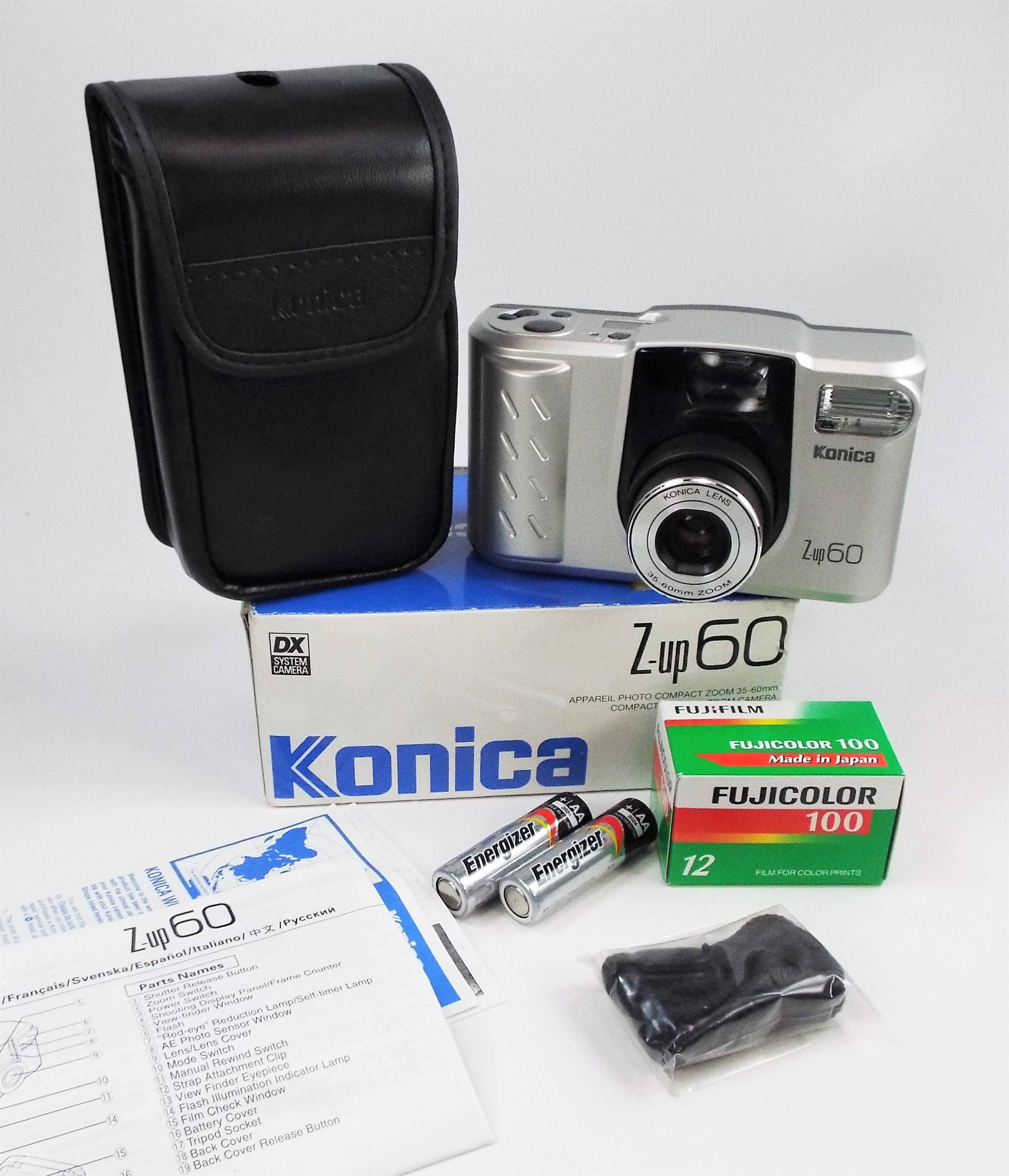Konica Z-up 60 Compact 35-60mm Zoom Camera Outfit - 35mm Konica Z-up 60 Compact 35-60mm Zoom Camera Outfit - 35mm