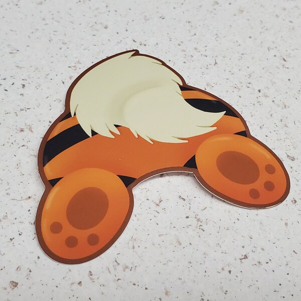 Growlithe Fire Puppy Pokemon Generation 1 Kanto Sticker Decal