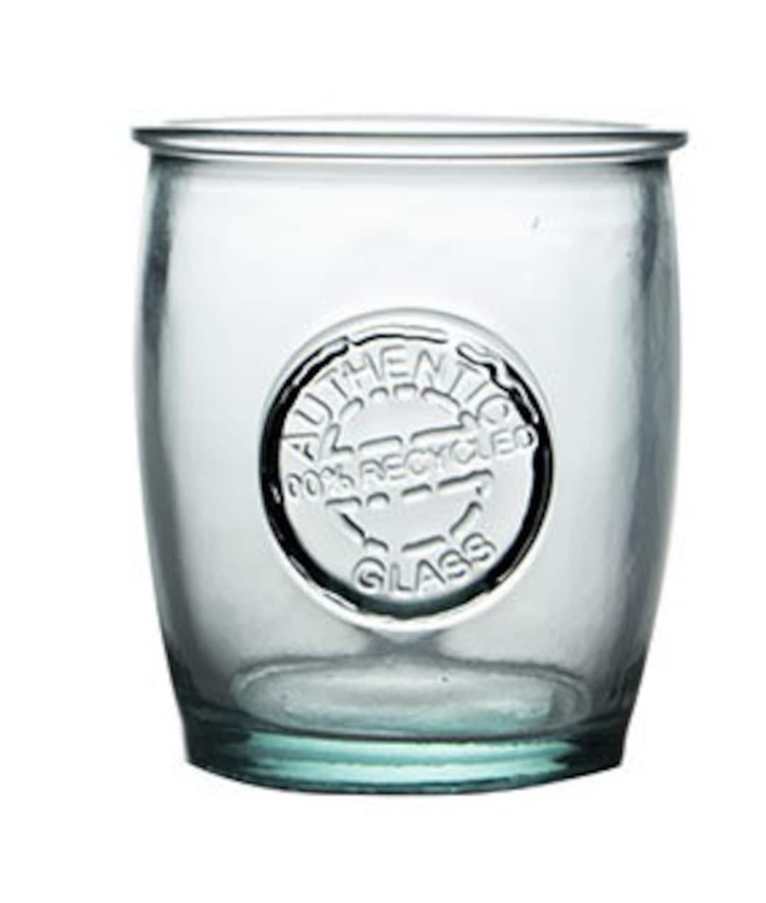 RECYCLED GLASS Tumbler 400ml Clear authentic 100 Recycled Glass Stamped Eco friendly Gift Etsy Canada