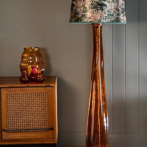 Recycled Glass Jarron Floor Lamp 126cm