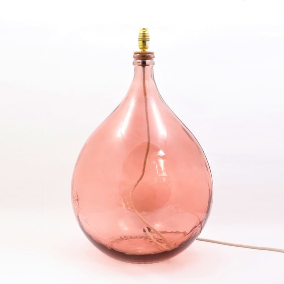 Large glass lamp online base