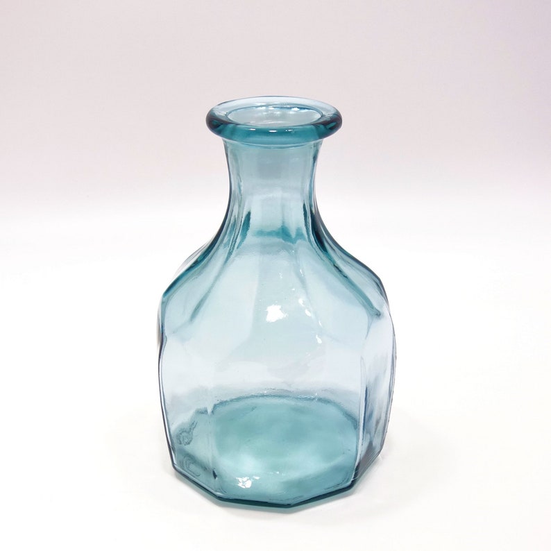 RECYCLED GLASS Vase Pink 30cm Bottle Vase Ecofriendly Etsy