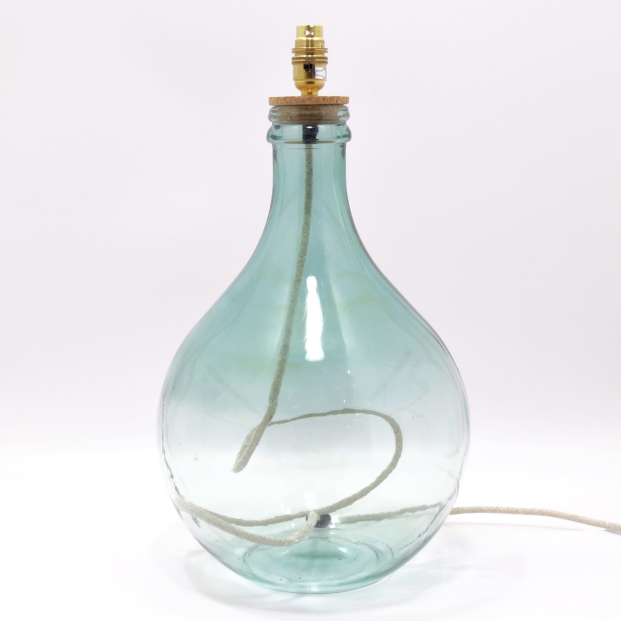 Recycled glass sales lamp base