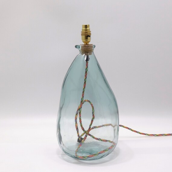 Recycled Amber Bottle Lantern 