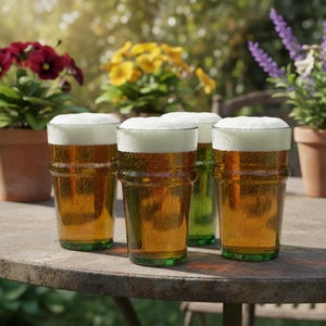 Marokkanische handgemachte Recyclingglas Moyen Becher - 300ml