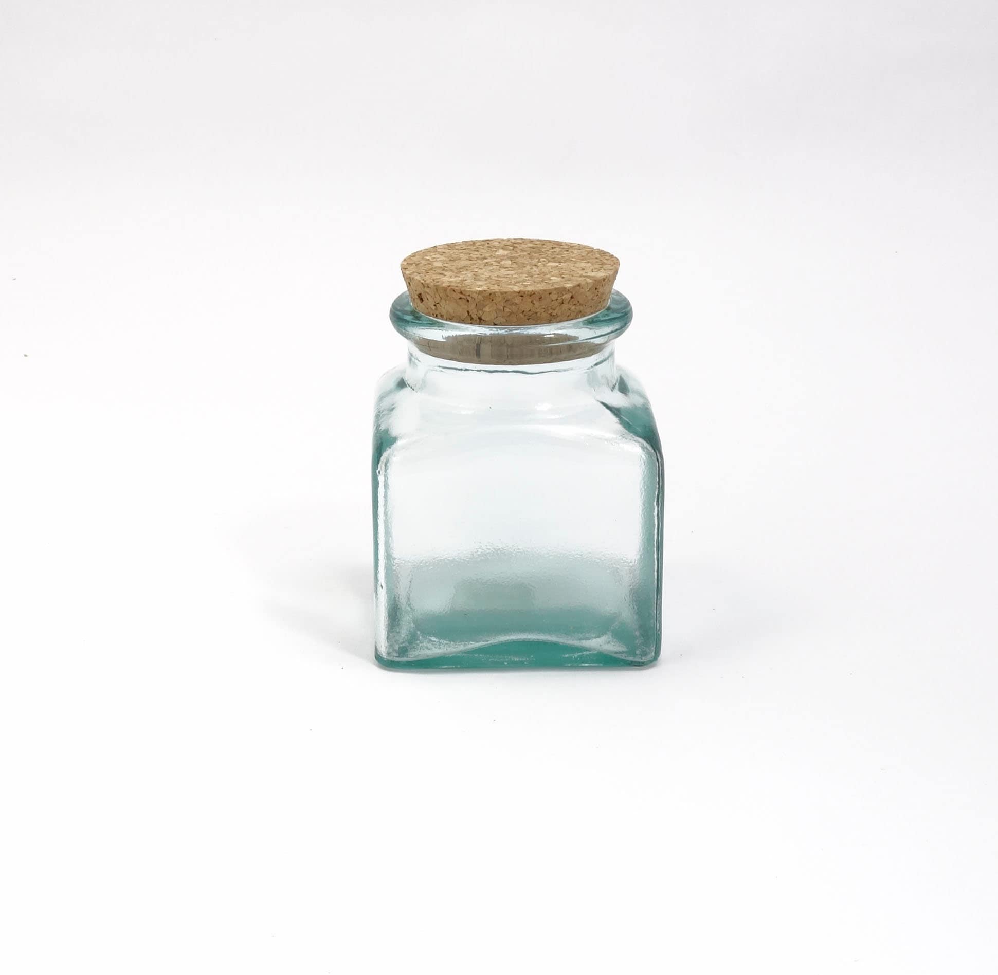 European Recycled Glass Jar, Natural Décor