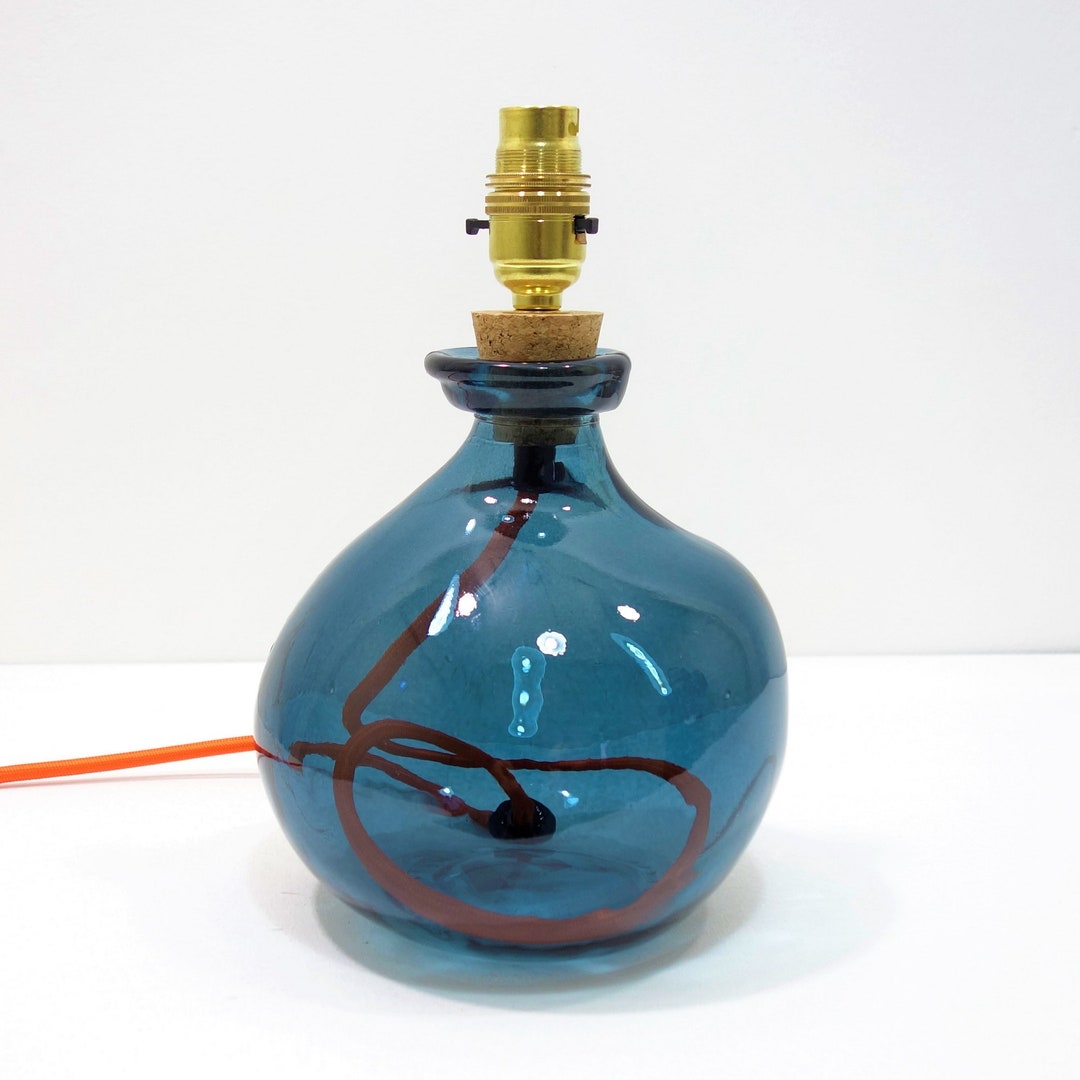 Recycled glass on sale lamp base