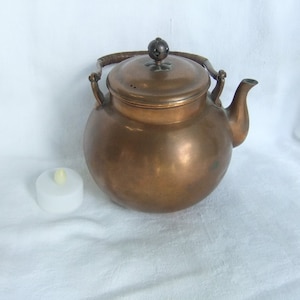 Old Japanese Copper Tea Kettle