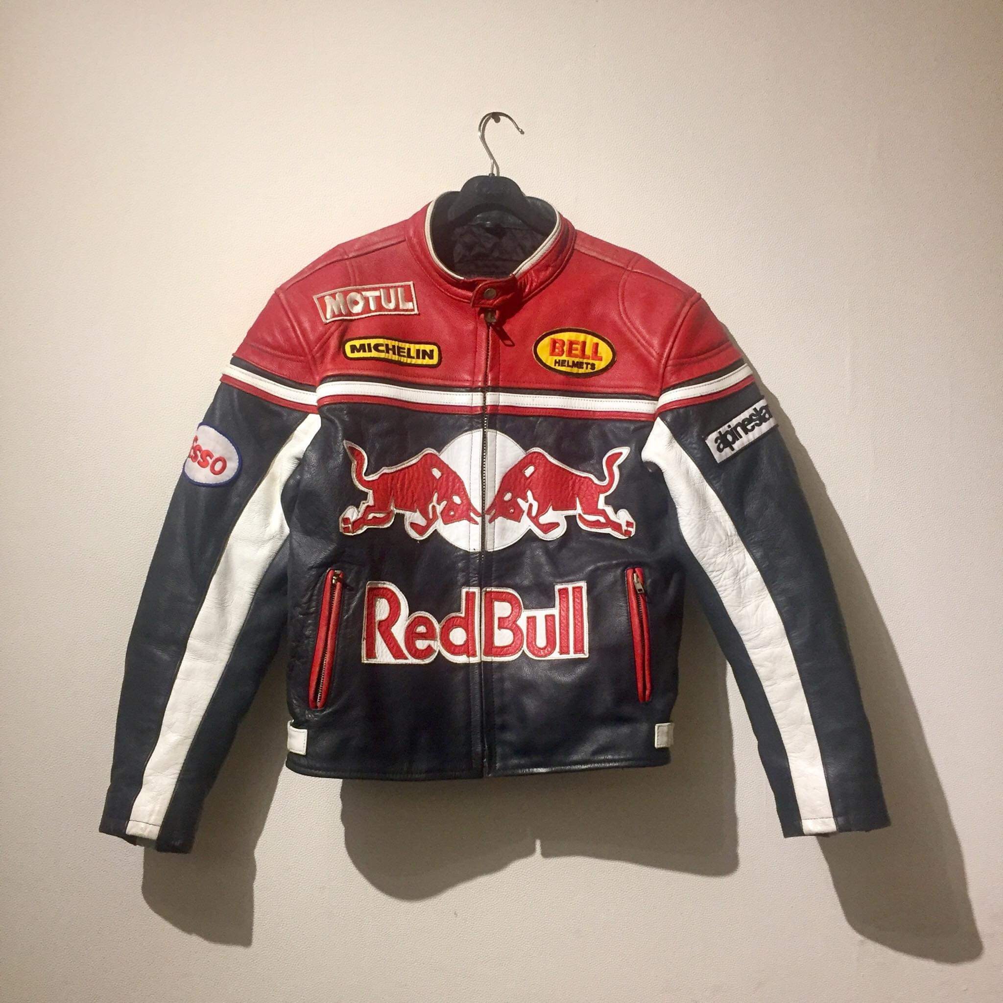 red bull biker jacket