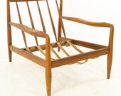 Adrian Pearsall for Craft Associates Mid Century Spindle Back Lounge Chair - mcm