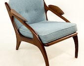 Adrian Pearsall for Craft Associates 2249-C Walnut Lounge Chair