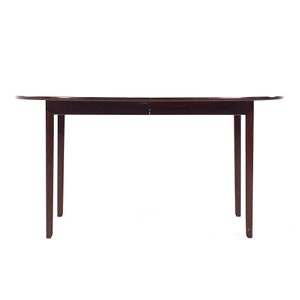 Ole Wanscher Mid Century Danish Rosewood Expanding Dining Table with 2 Leaves mcm image 2