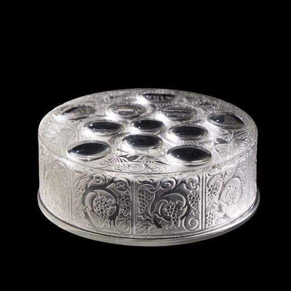 René Lalique Rogers Crystal Powder Box