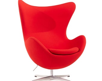 Arne Jacobsen for Fritz Hansen Mid Century Egg Chair - mcm