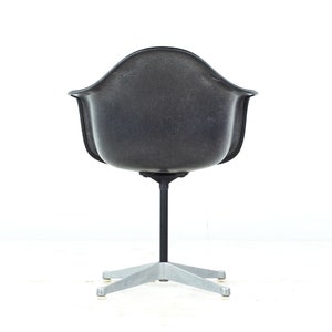 Charles Eames for Herman Miller Mid Century Upholstered Shell Office Chair mcm image 7