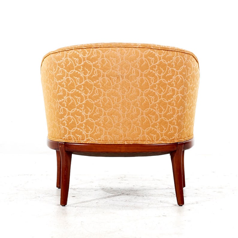 Erwin Lambeth Mid Century Walnut Lounge Chairs Pair mcm image 8