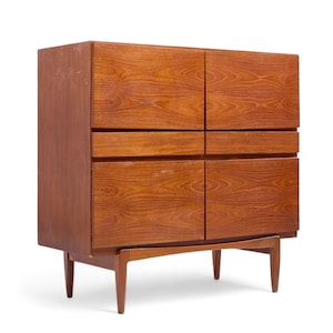 Kofod Larsen for Faarup Møbelfabrik Mid Century Danish Teak Credenza Cabinet - mcm