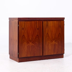 Skovby Mid Century Danish Rosewood Credenza Bar Cabinet - mcm