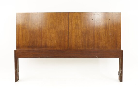 Lane Mid Century Walnut King Headboard Mcm Etsy UK
