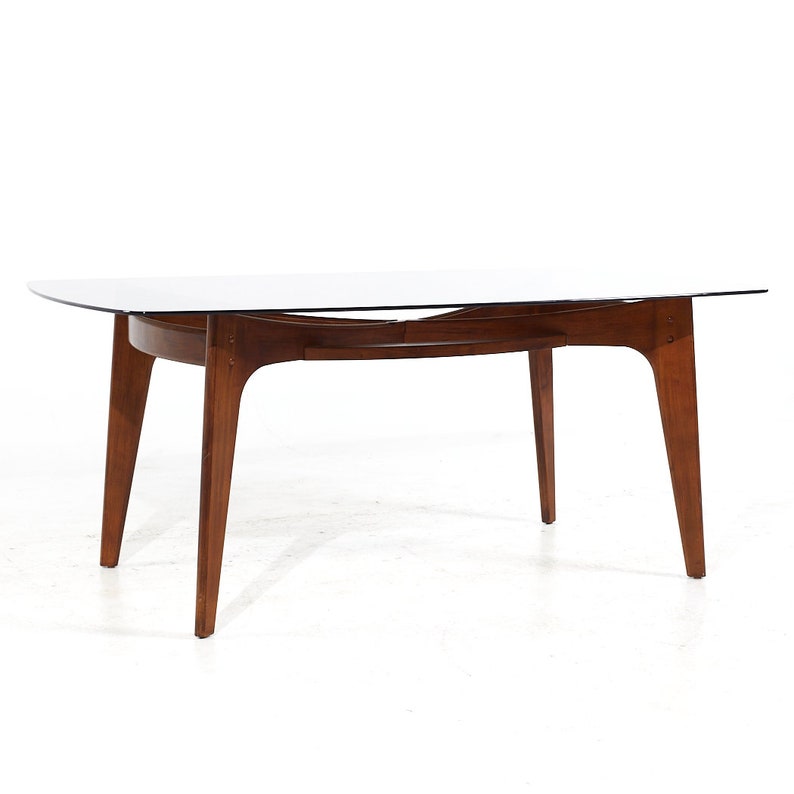 Adrian Pearsall Style Mid Century Compass Dining Table mcm image 1