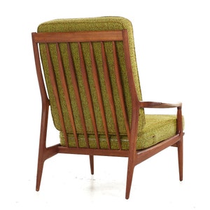 Selig Style Mid Century Walnut Lounge Chair mcm image 7