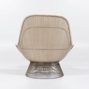 Warren Platner for Knoll Mid Century Easy Lounge Chair and Ottoman mcm image 7