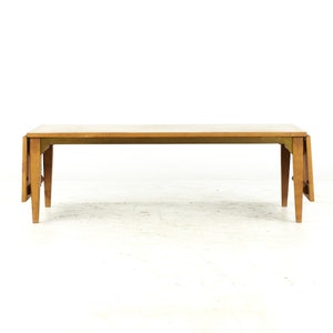 Milo Baughman for Murray Mid Century Expanding Bench Brass Coffee Table mcm image 7