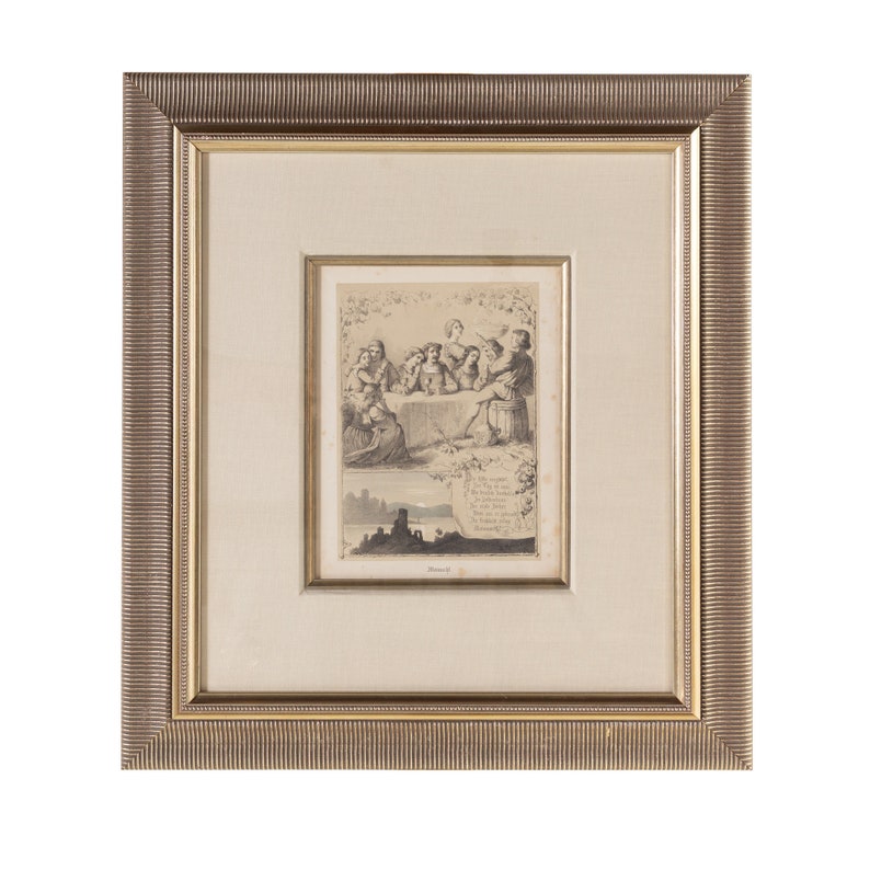 Mainacht Gold Framed Print image 1