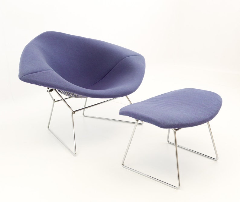 Harry Bertoia Für Knoll Extra Große Diamanten Rocking Chair Etsy