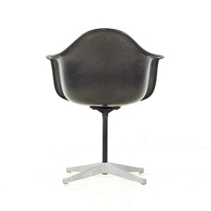 Charles Eames for Herman Miller Mid Century Upholstered Shell Office Chair mcm image 7