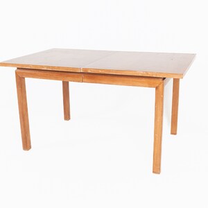 Merton Gershun for American of Martinsville Style Mid Century Blonde Dining Table mcm image 3