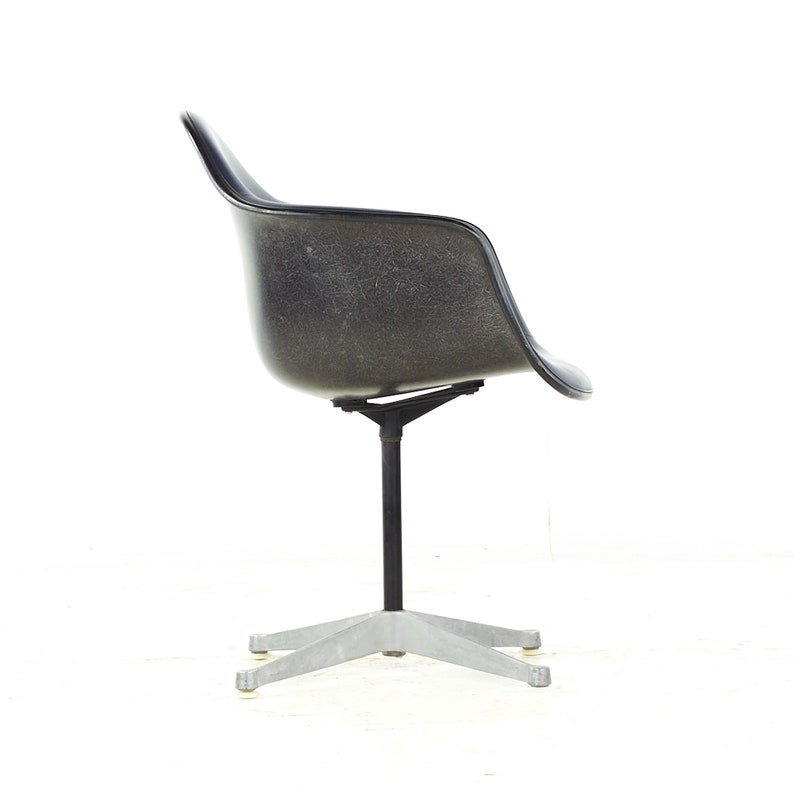 Charles Eames for Herman Miller Mid Century Upholstered Shell Office Chair mcm image 4