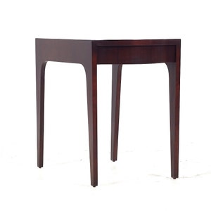 Drexel Contemporary Walnut End Tables Pair contemporary image 6