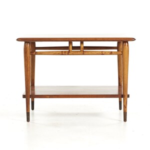 Lane Acclaim Mid Century Walnut Dovetail Side Table mcm image 7