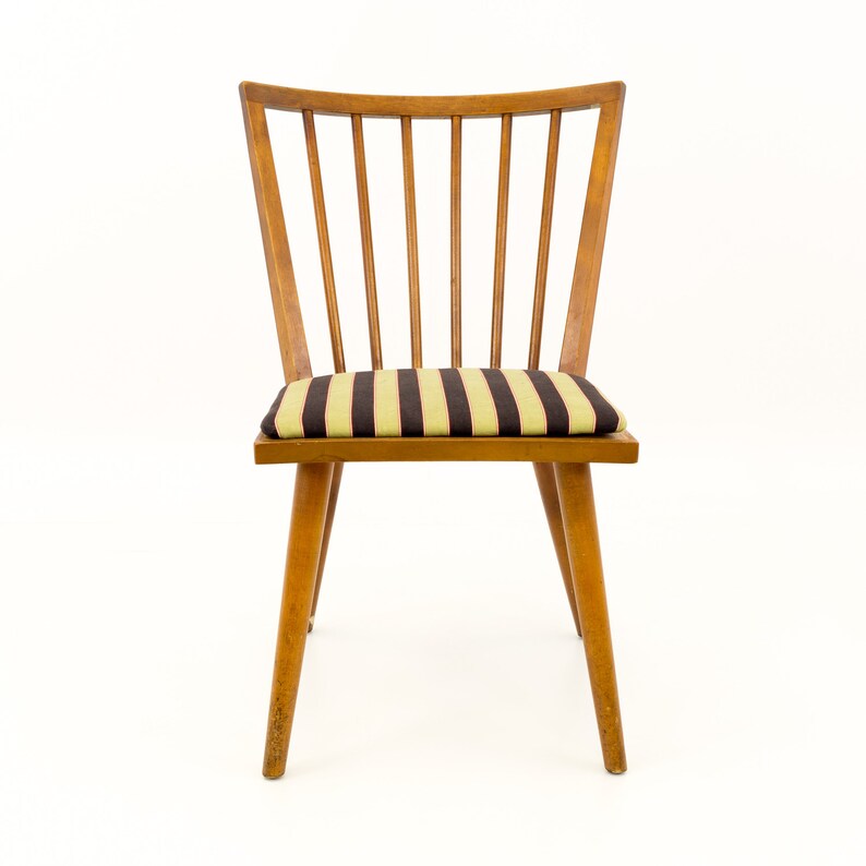 mcm Leslie Diamond for Conant Ball Mid Century Modern Windsor Dining Chairs