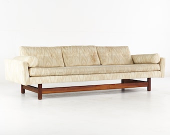 Adrian Pearsall Style Mid Century Gondola Sofa - mcm