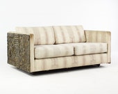 Adrian Pearsall for Craft Associates Mid Century Brutalist Case Loveseat - mcm