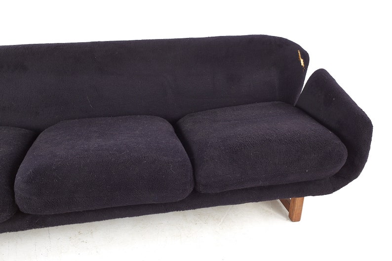 Arne Jacobsen for Fritz Hansen Style Mid Century Swan Sofa mcm image 9