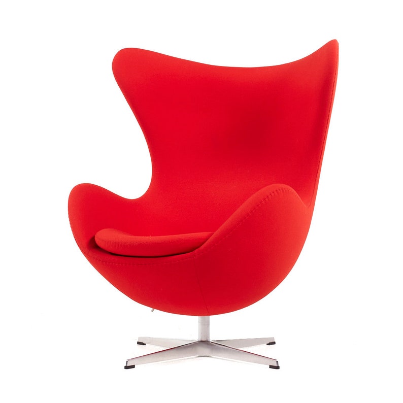 Arne Jacobsen for Fritz Hansen Mid Century Egg Chair mcm zdjęcie 3
