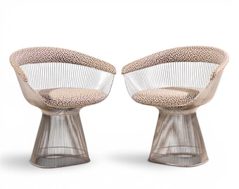 Warren Platner for Knoll Mid Century Dining Chairs - Pair - mcm
