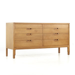 Mount Airy Janus Mid Century Walnut 8-Drawer Dresser - mcm