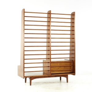 Conant Ball Mid Century Maple Room Divider mcm image 5