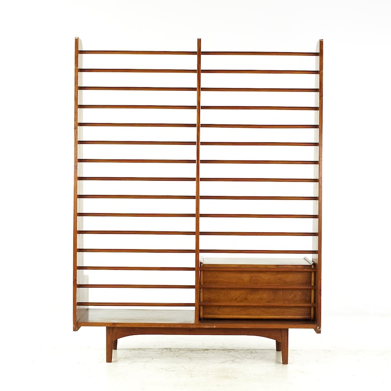 Conant Ball Mid Century Maple Room Divider mcm image 6