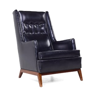 Robsjohn Gibbings for Widdicomb Mid Century Walnut Highback Lounge Chair - mcm