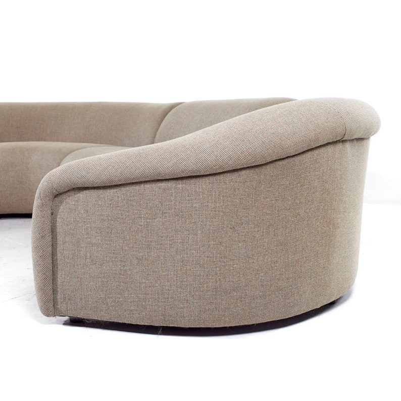 Vladimir Kagan for Preview Mid Century Sectional Sofa mcm image 9