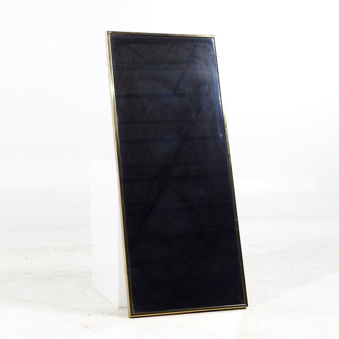 Paul Mccobb for Calvin Mid Century Brass Framed Mirror - Mcm - Etsy