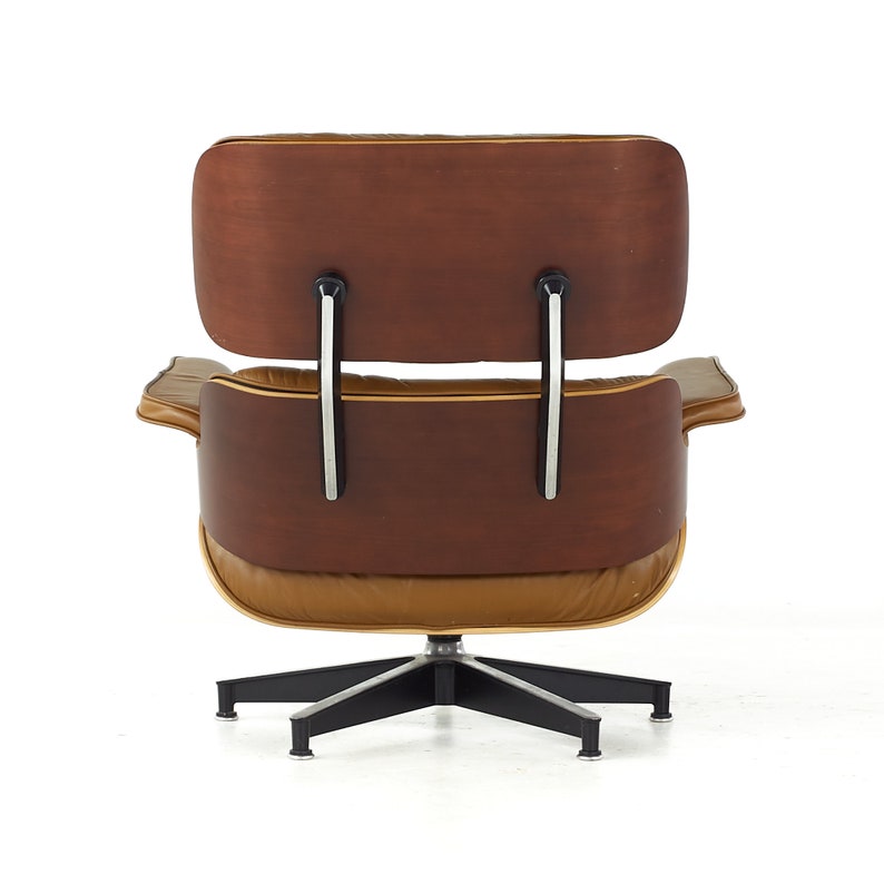 Charles and Ray Eames Mid Century Cherry Lounge Chair mcm image 7