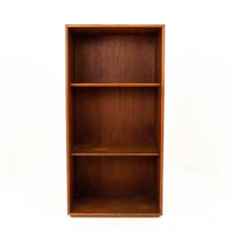 Jens Risom Walnut Bookcase Shelving mcm image 2