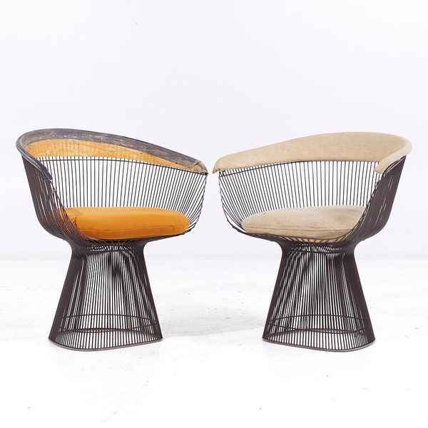 Warren Platner Mid Century Dining Chairs - Pair - mcm