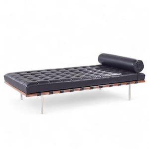 Mies van der Rohe Knoll Mid Century Barcelona Daybed Chaise - mcm
